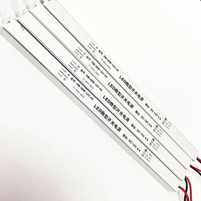 
Good quality 12V 4A 48W slim constant voltage LED power supply for LED strip light ultrathin advertising light box 