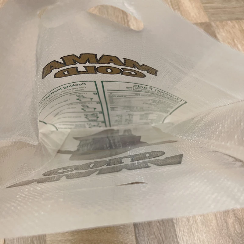 10kg 20kg 25kg 40kg 100kg maize rice packing bag plastic bags for rice packaging