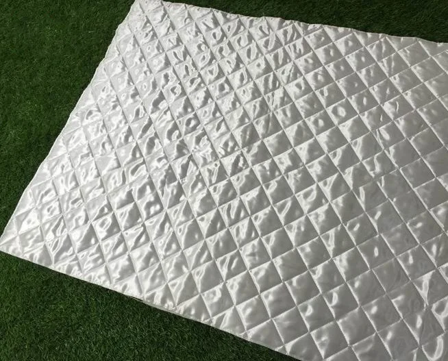 Funeral casket blanket quilted mattress coffin liner interiors coffin frill