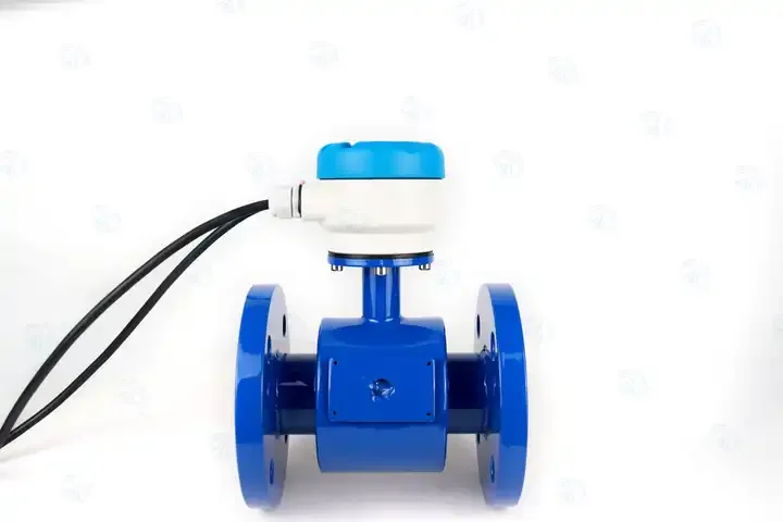 DN150mm PTFE Tantalum Electrode Electromagnetic Flowmeter Chloric Acid Wastewater Rubber Digital Magnetic Flow Meter