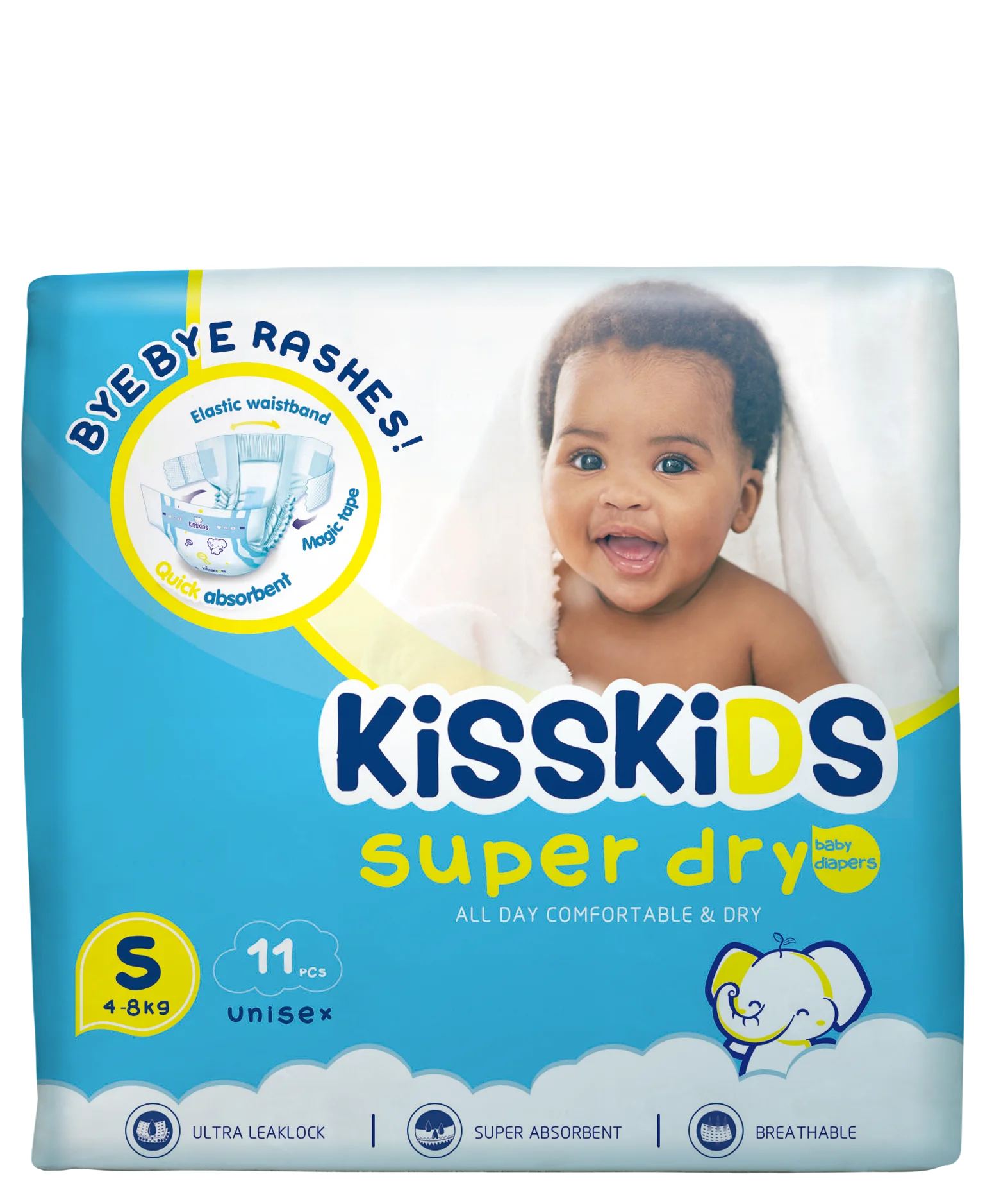 Недорогие удобные детские подгузники Kisskids, Ангола, на заказ