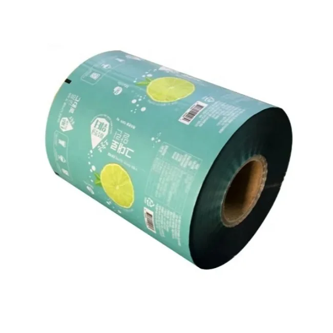 Custom printed food grade roll film packaging for snack nuts