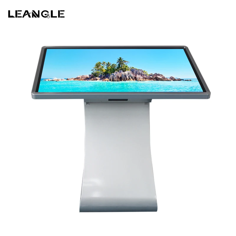 43-65 inch Interactive LCD display monitor Touch Screen K/S/T shaped kiosk information kiosk helpdesk kiosk bank kiosk