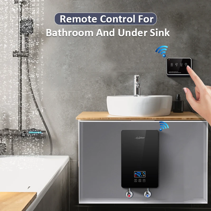 OEM/ODM 3.5kw 5.5kw Instant Shower Hot Tankless Water Heater For Shower Bathroom