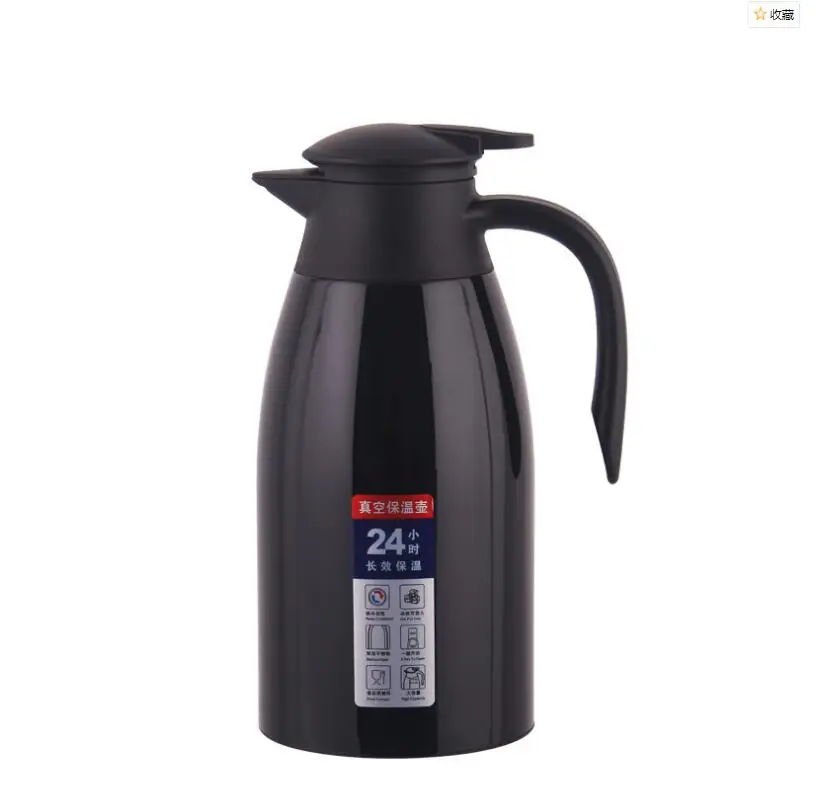 2000ML 1.5L Wide Mouth Double Wall Stainless Steel Coffee Thermos Pot