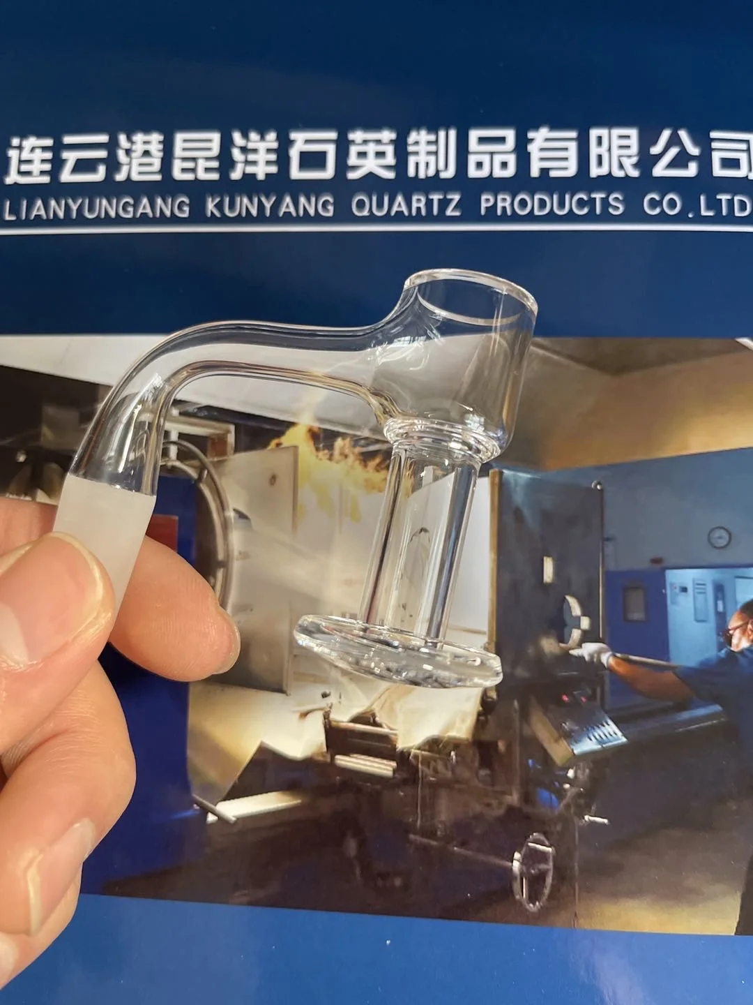 New Style quartz Banger 99.99% Sio2 Clear Quartz Glass for Industry