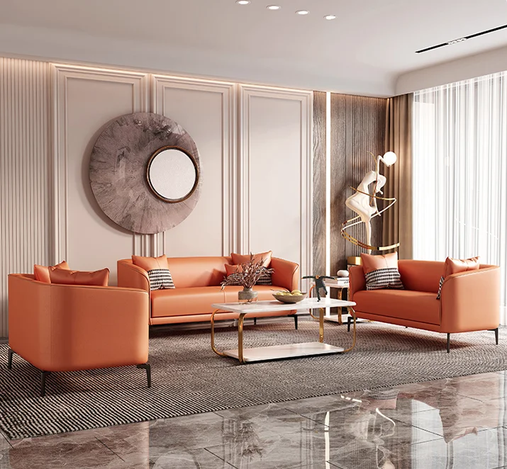 5 color sofa couch modern living room furniture coastal farmhouse sets Super Soft Model Technology Fabric S113