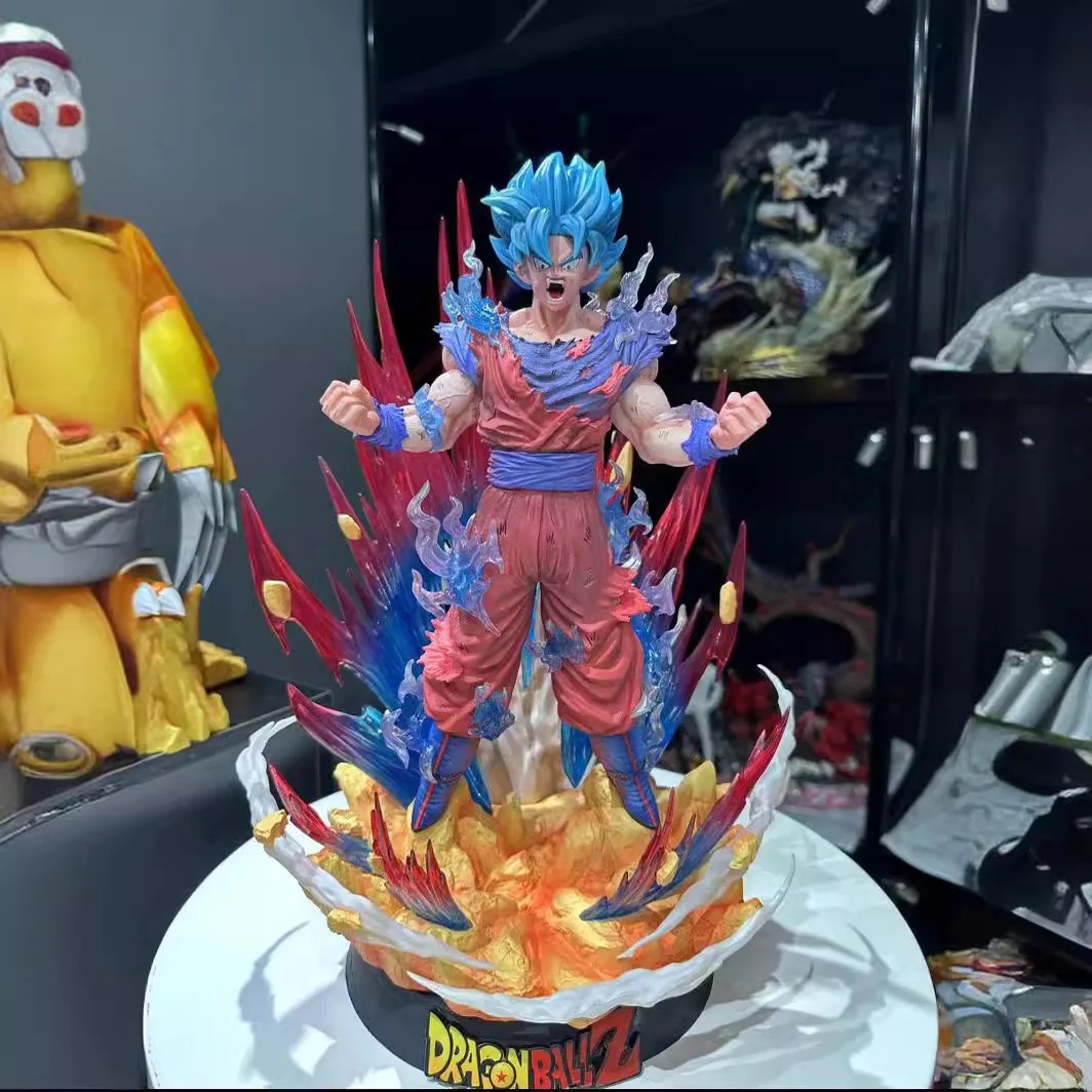Японское аниме GK большой размер 45 см синий Goku 1:6 ex Dragon Balls Z экшн-фигурка для коллекции