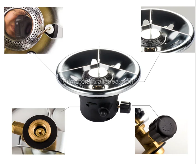 CE approved-Portable Camping Stove Picnic Stove Cookout Burner Cookware FOR 7/16 THREAD GAS CARTRIDGE