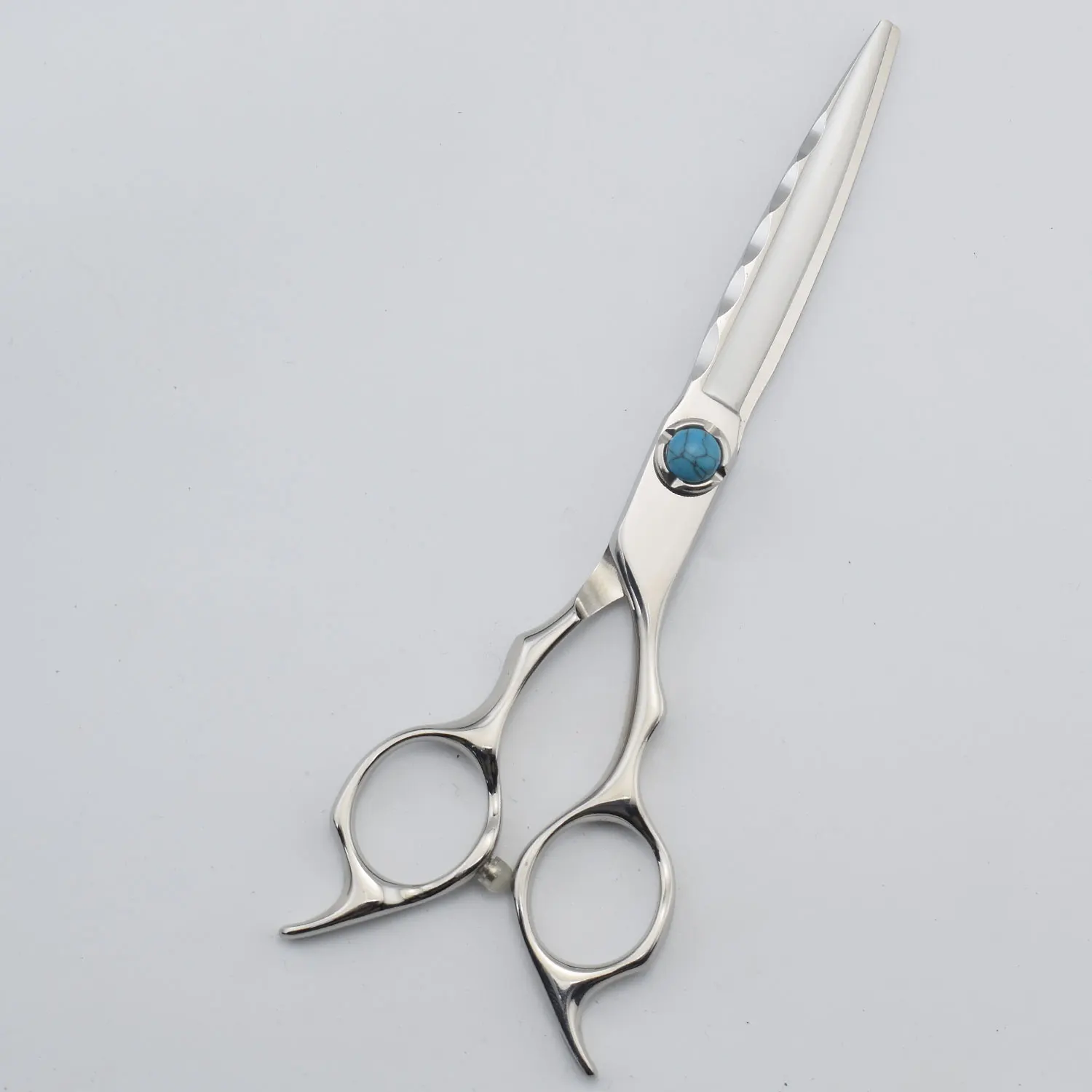 SHIMAMO 6 inch Blue crack professional hair scissors cut hair cutting salon scissor barber thinning shears hairdressing scissors