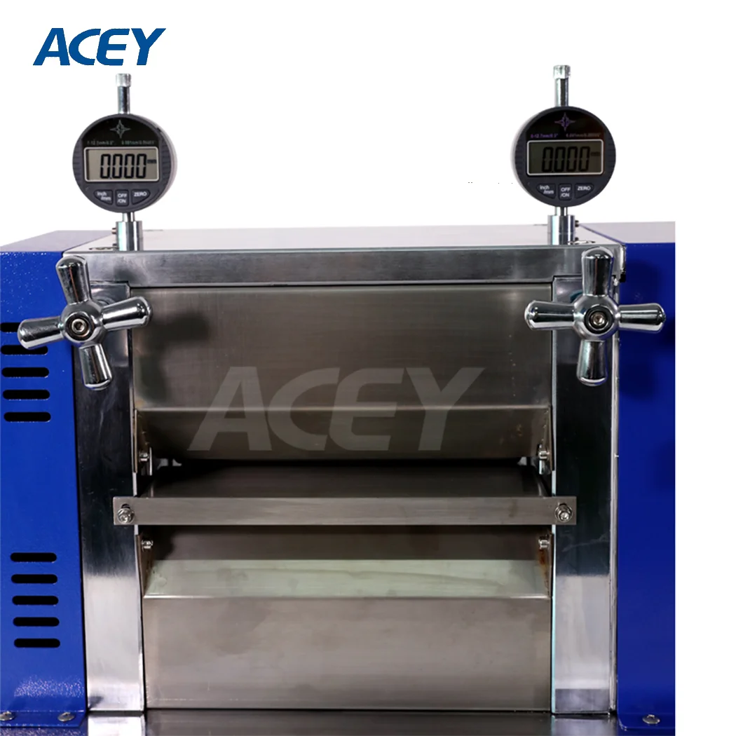 Heat roll Press Machine lithium Battery Roller calendering machinery for li-ion and li-po battery