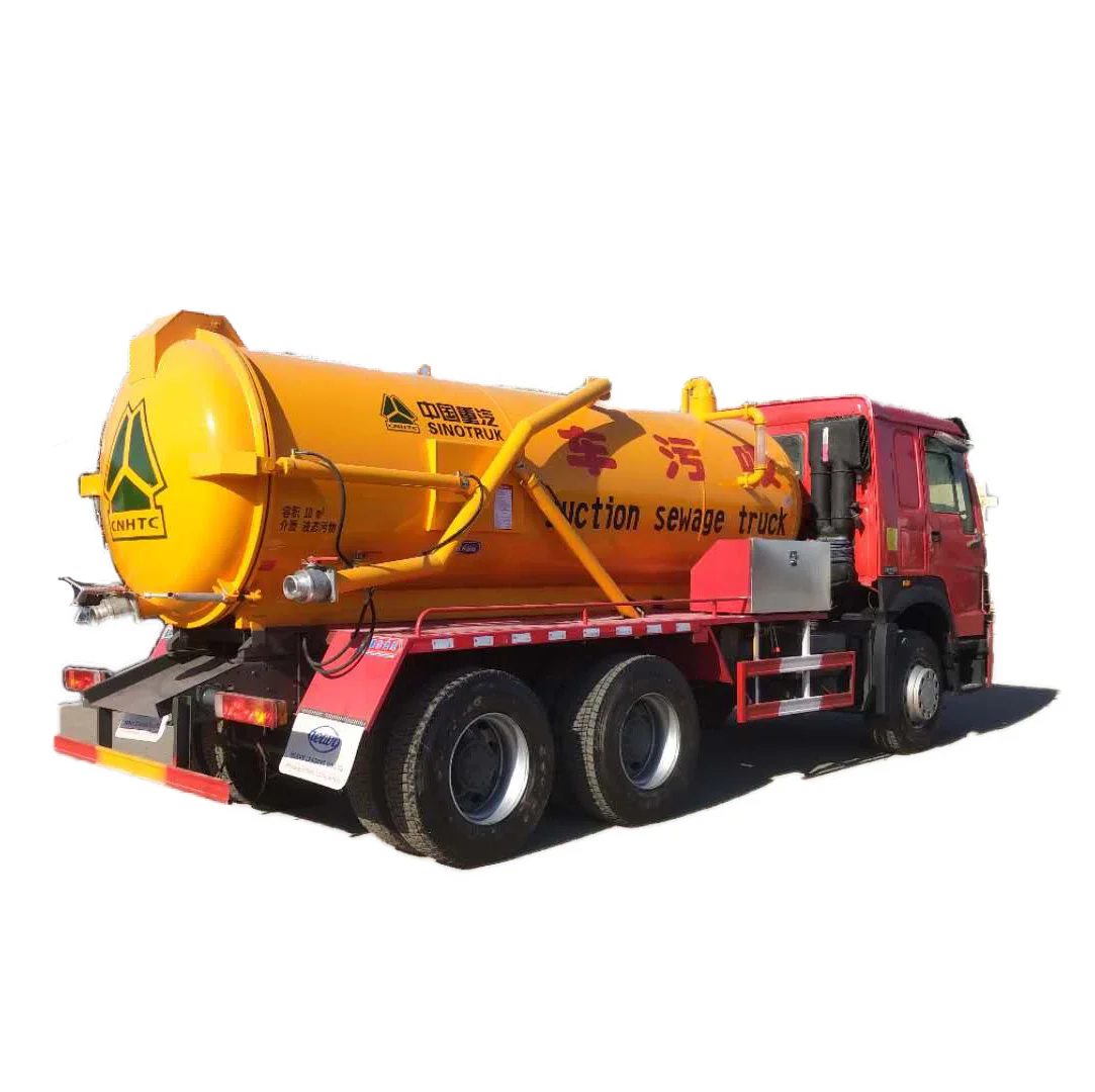 Used HOWO suction Sewage Truck