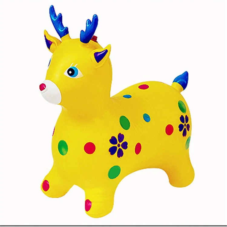 Китай, ПВХ надувная игрушка, тренировочные игрушки для детей, разные цвета, прыгающие животные, высокое качество, настройка