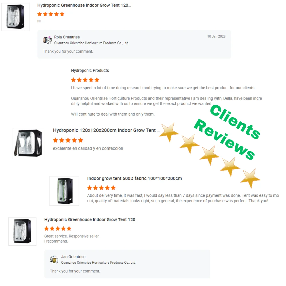 Wholesaler Custom Size Hydroponic Growing Tent Greenhouse Mylar Fabric 40*40*120cm Growingbox Grow Tent