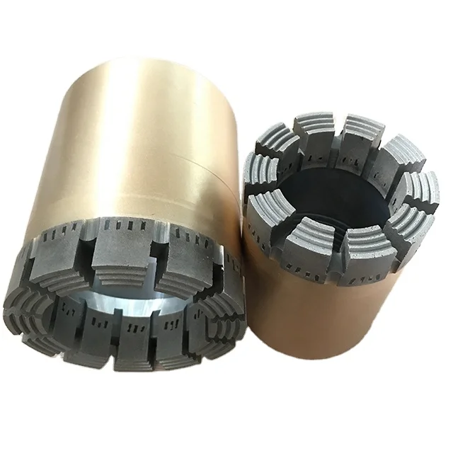 High Quality Wedge Type Impregnated Diamond Core Drilling Bits New Iron Casting Processing for Coal Mining Broken Rock Drilling diamond core drill bit