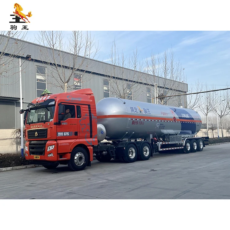 High-Performance 48.4 cubic meter Cryogenic Dimethyl Ether Storage Tank Transport semi-trailer Truck