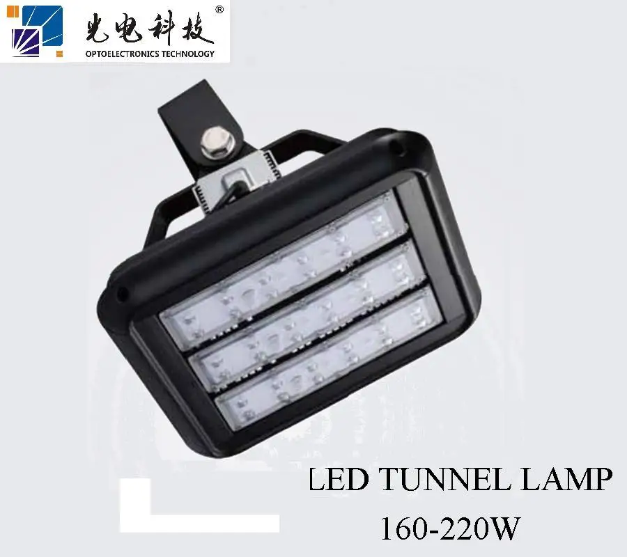 LED Tunnel lights, 160W, 180W, 200W, 220W, lighting instalation and lights for street, landscape, panel, solar streets lights