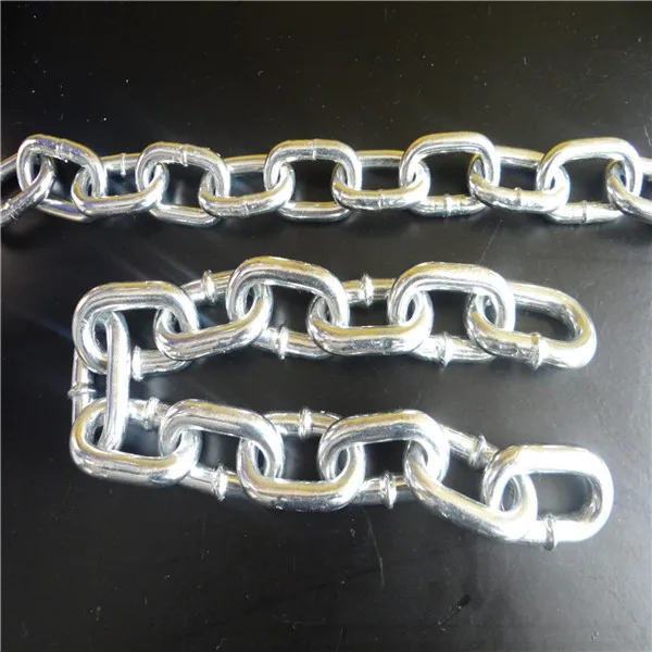 Linyi Wells G43 G30 DIN5685A/C Galvanized Link Chain Zinc-finished Welded Chain for Drag Use