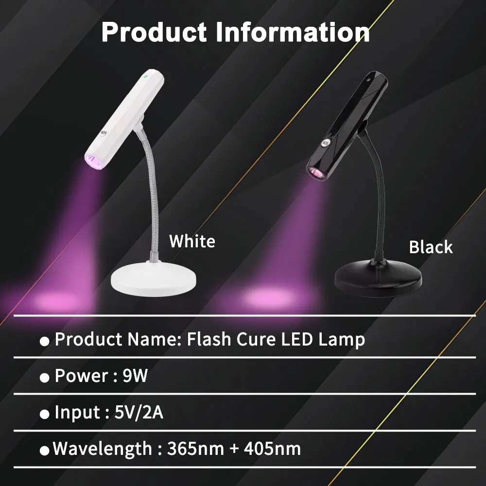 Latest 2-IN- 1Handheld and Desktop Mini Flash New cure Light Cordless Rechargeable for Mobile Use UV Led Gel polish Lamp