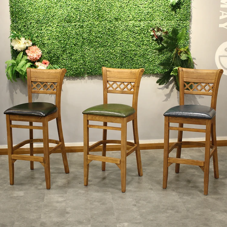 Bar room wooden bar chair and table set,best wood bar chair set for sale