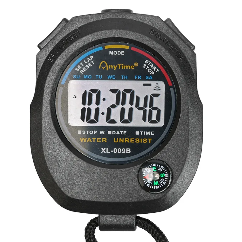 LCD Digital Professional Chronograph Timer Counter Sports Stopwatch Stop Watch