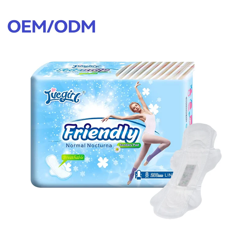 Wholesale Mini Normal Maxi Breathable Lady Care Soft ultra thin Absorbent Disposable Sanitary Napkins Winged Women Pad Vendor