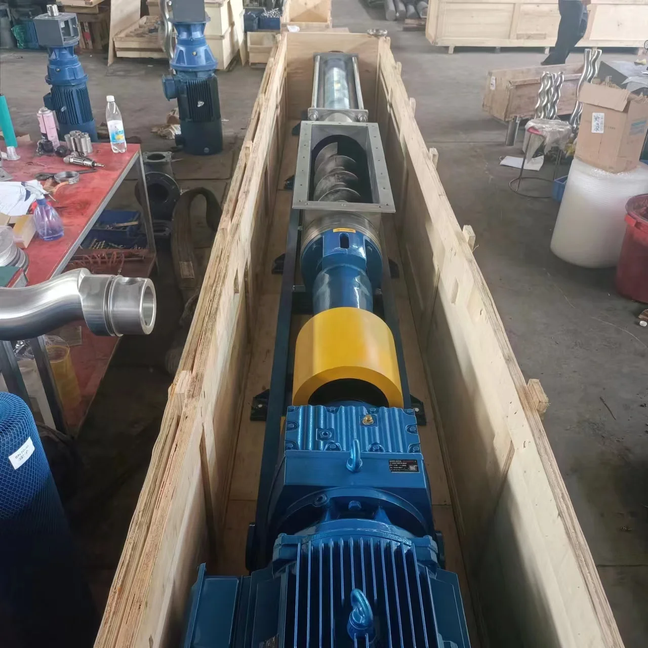 RoNice as Netzsch/Seepex  RD70ZL12B Open Hopper Progressing Cavity Pump