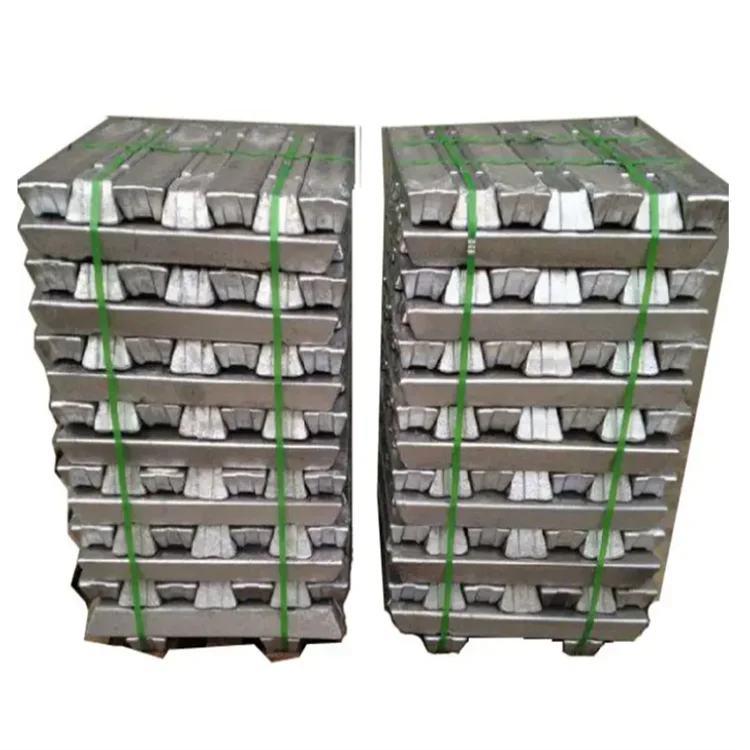 Rust proof aluminum ingots 99.9% ADC12 A7 aluminum alloy ingots for electronics industry