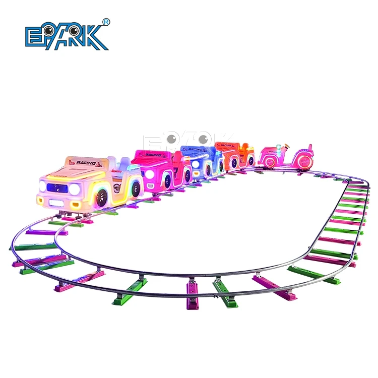 Fun Trackless Electric Train for Kids Indoor/Outdoor Fiberglass and Metal Amusement Rides for Shopping Malls Parks & Schools