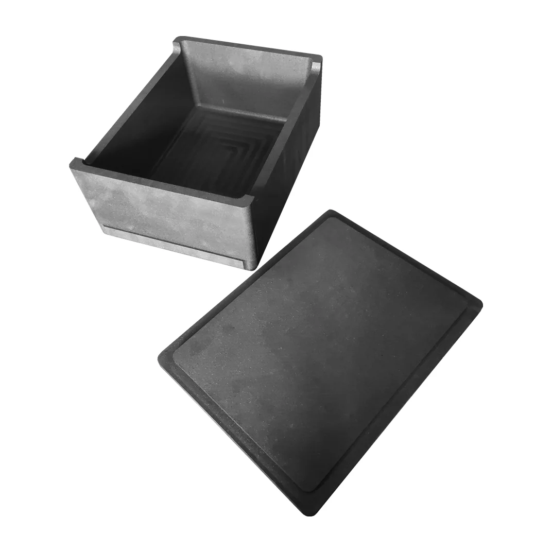 Big 5kg 6kg 10kg Carbon Crucible for Melting Metal 50kg Graphite Crucible for Aluminum Melting