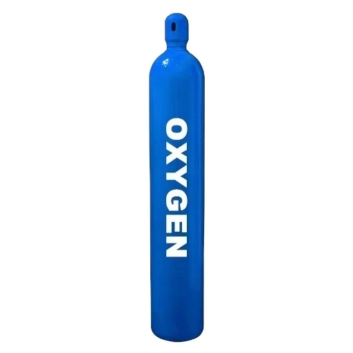 Portable 10-liter medical oxygen cylinder high pressure