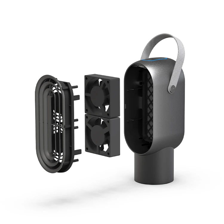 Hot selling wholesale portable mini air purifier Hepa filter gesture sensing low noise air purifier bedroom hotel home car