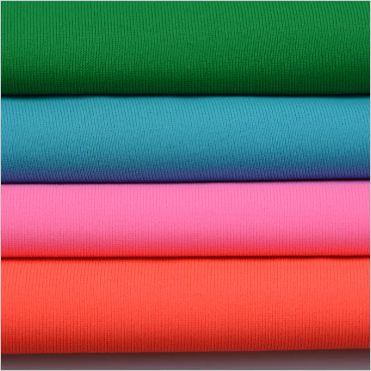 Warp knitted neon 4 way stretch 82 polyamide 18 elastane swimsuit fabric with with good color fastness