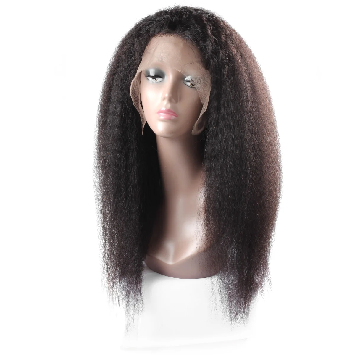 Premier stock Women Raw virgin remy Human Hair Italian yaki lace front wigs With Baby Hair Pre Plucked hair line Yaki 13*4