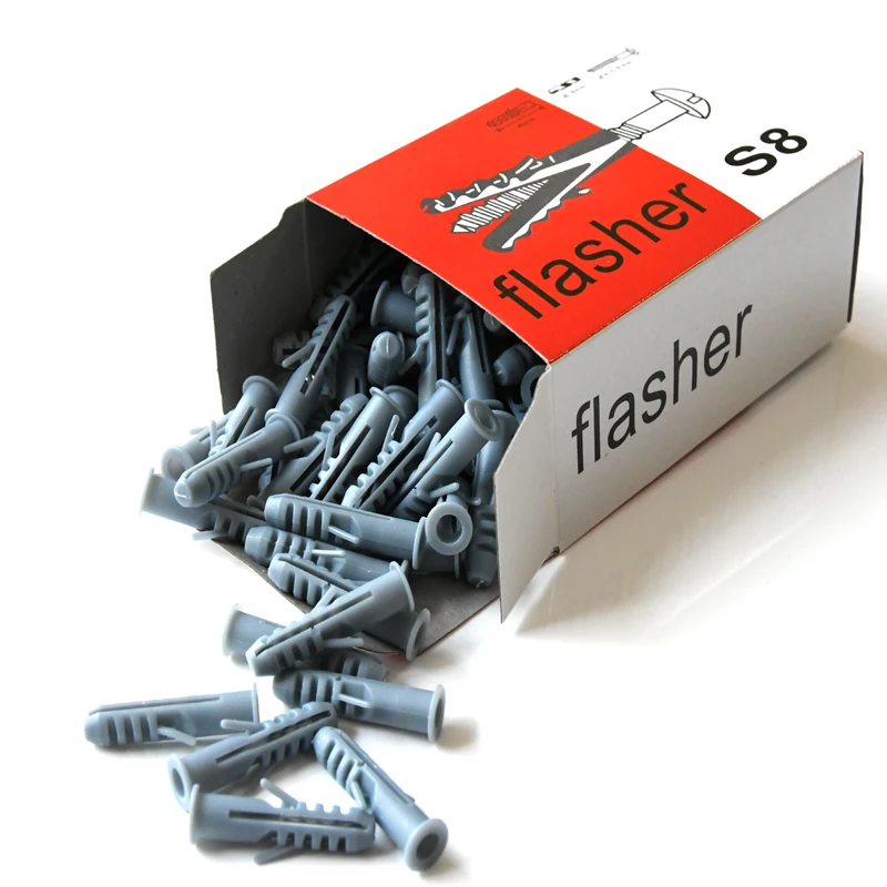 8.0*40 mm Plastic Self Drilling Anchor PE Plastic Wall Plug Making Machine