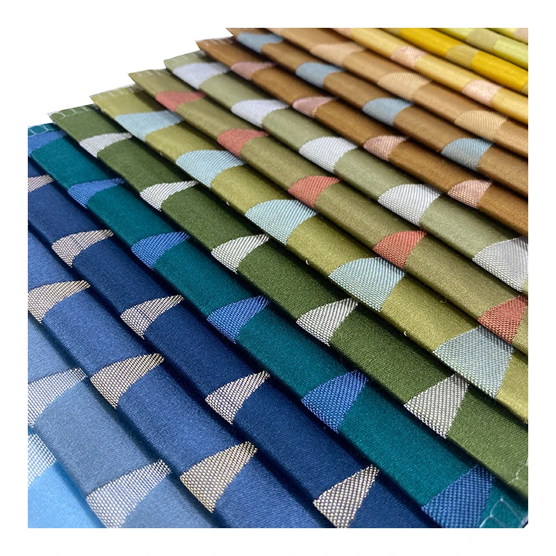Geometric pattern ready goods fabric for hometextile from manufacturer