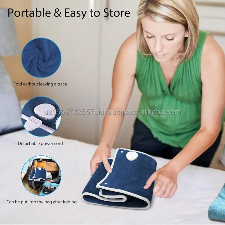 Electric Infrared Heater Machine Washable Thermal Equipment for Foot Warmer & Pad for Bedroom & Bathroom Use