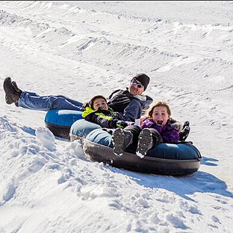 Winter and  ski snow tubing 110cm 44inch snow sled for adults