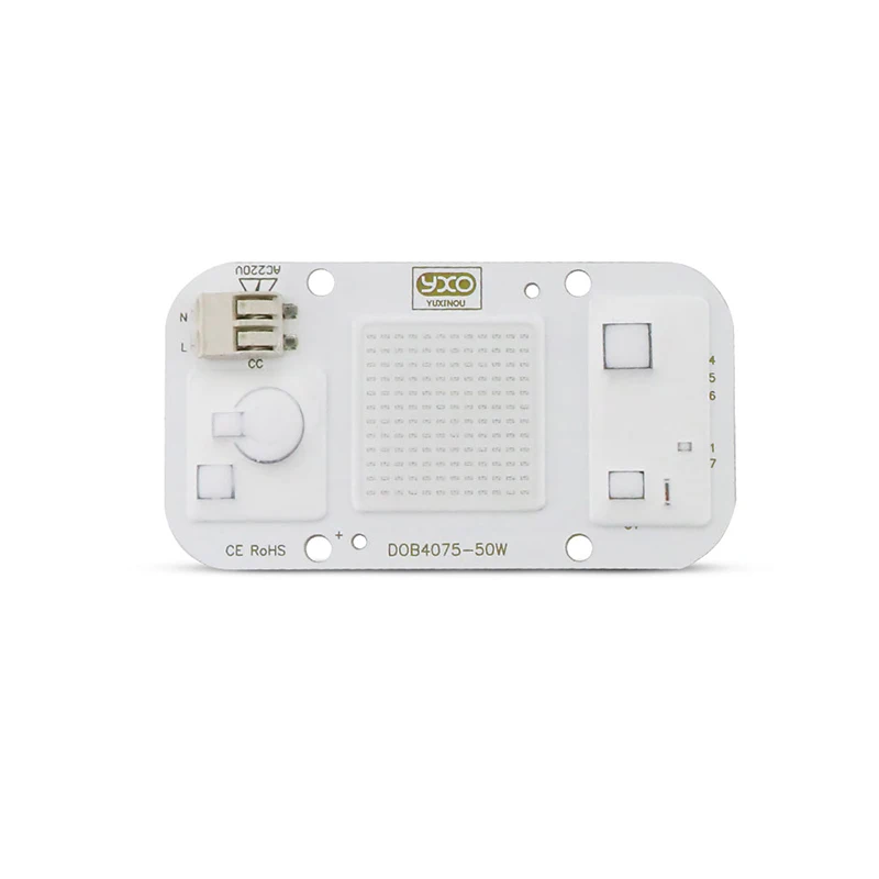 50W 30w 20w  Driverless DOB LED Chip AC 220V LED Grow Light Phyto Lamp For Growth Flower Seedling Grow Tent Plant Light