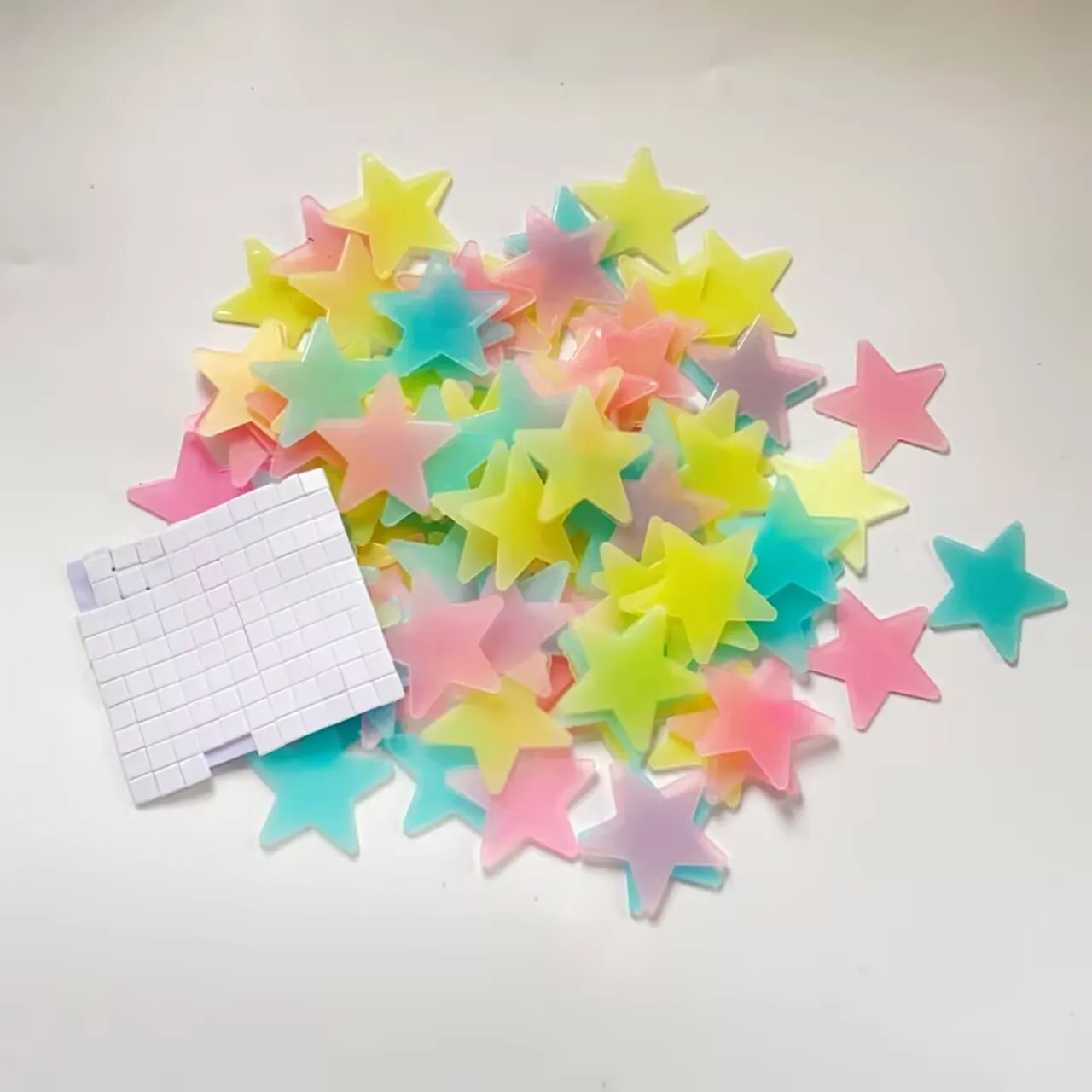 Luminous Glowing Stars Wall Stickers for Kids Room Bedroom Decor Glow in Dark Wall Decals Noctilucent Stickers