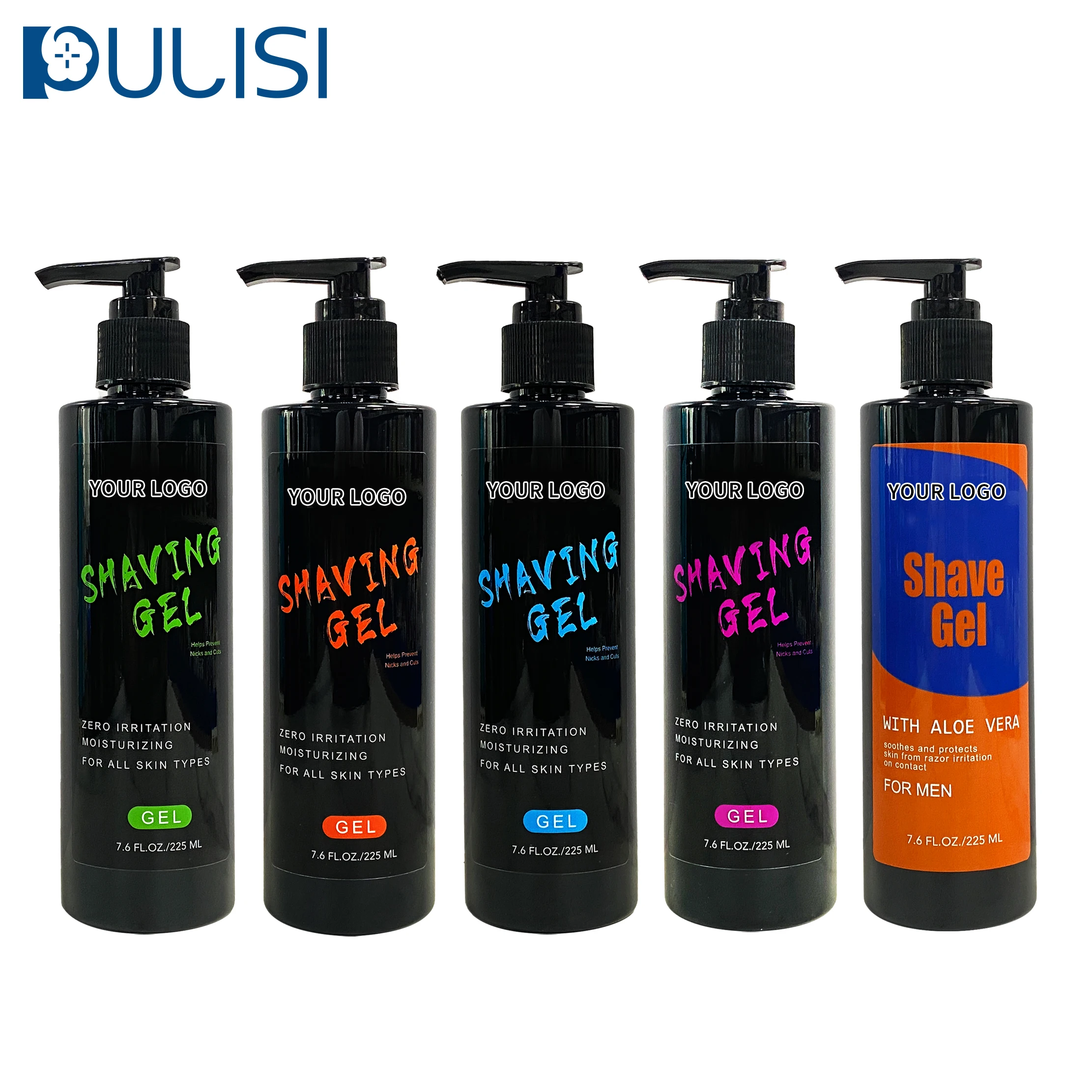 OEM Private Label 2022 Wholesale Organic Beard Care Shaving Cream Shafing Gel Skin Hair Soft Foam Cleanser Shave Gel For Men