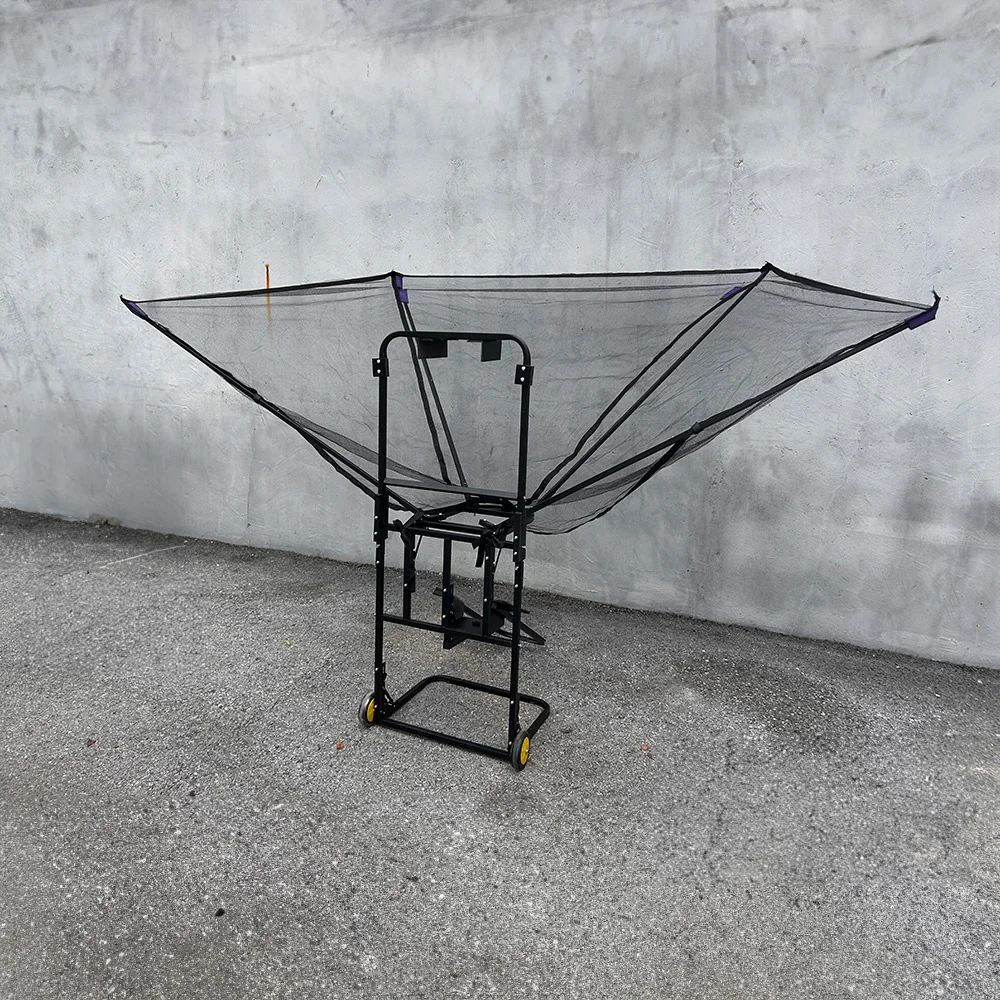 Basketball Rebound Basketball Return Attachment Metal Hanging Basketball Shooting Trainer wih Return Chute