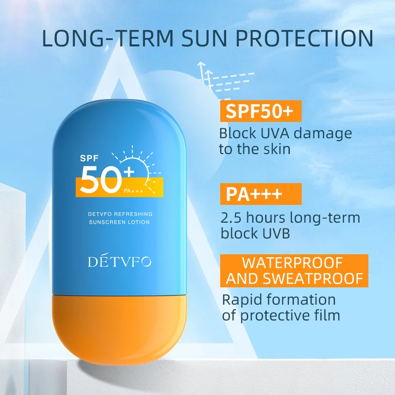 Private Label Moisturizer Whitening Body Face Sunscreen Lotion Cream Korean Spf 50 Sunscreen