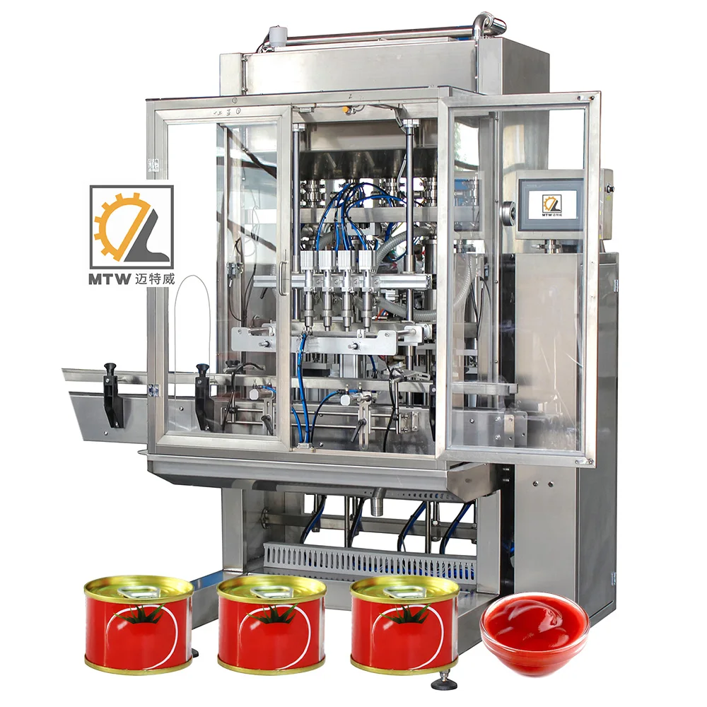 MTW salsa de mermelada tomate maquina de llenado y envasado