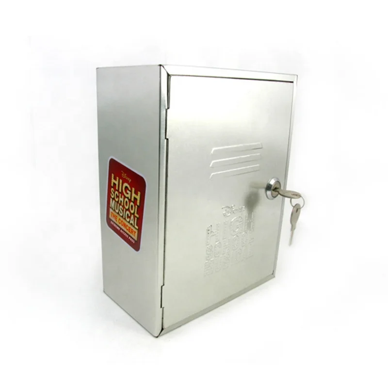 Factory Wholesale Fashion Custom Metal Safe Box Tin Can Storage Locker Cabinet