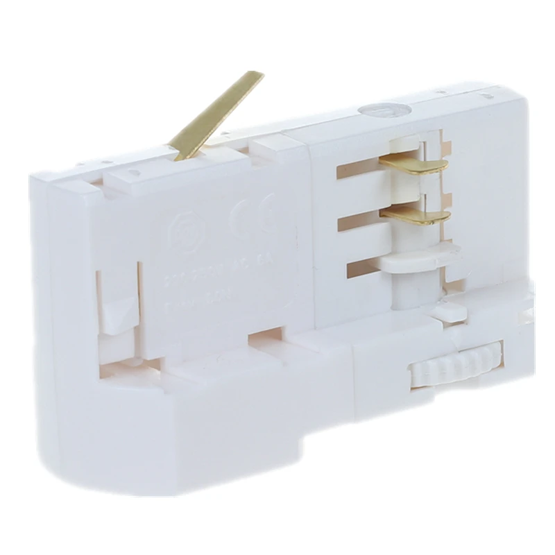 3 phases 4 wires track rail system led track adapter for 4 wires track light