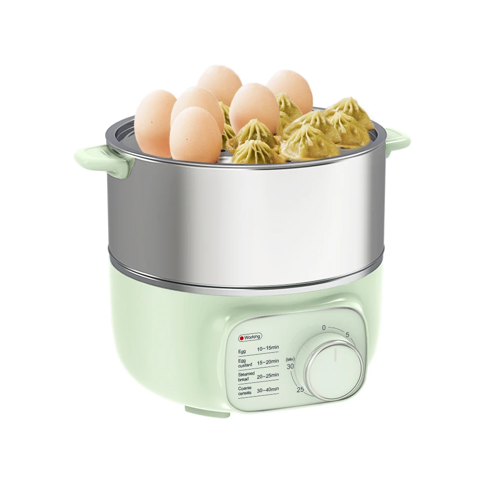 Easy Stainless Steel 304 Portable Quick Egg boiler Steamer Electric Egg Cooker 400W