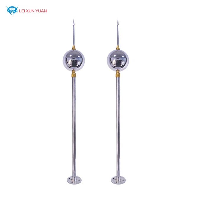Air Terminal Rod High-quality European Style Lightning Rod Single Needle Lightning Rod For Building Protection