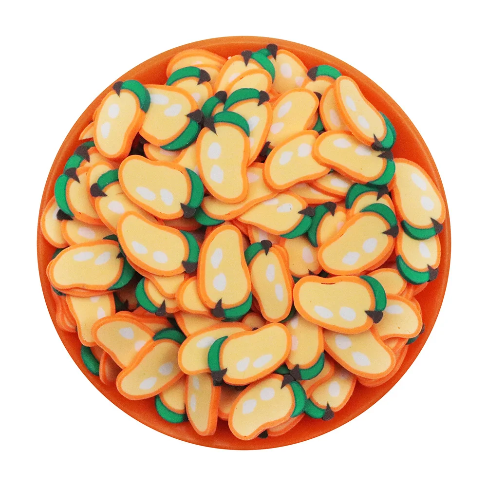 500G Fruit Mango Polymer Clay Sprinkles Slices For Slime Filler DIY Clay Crafts Decoration Nail Art