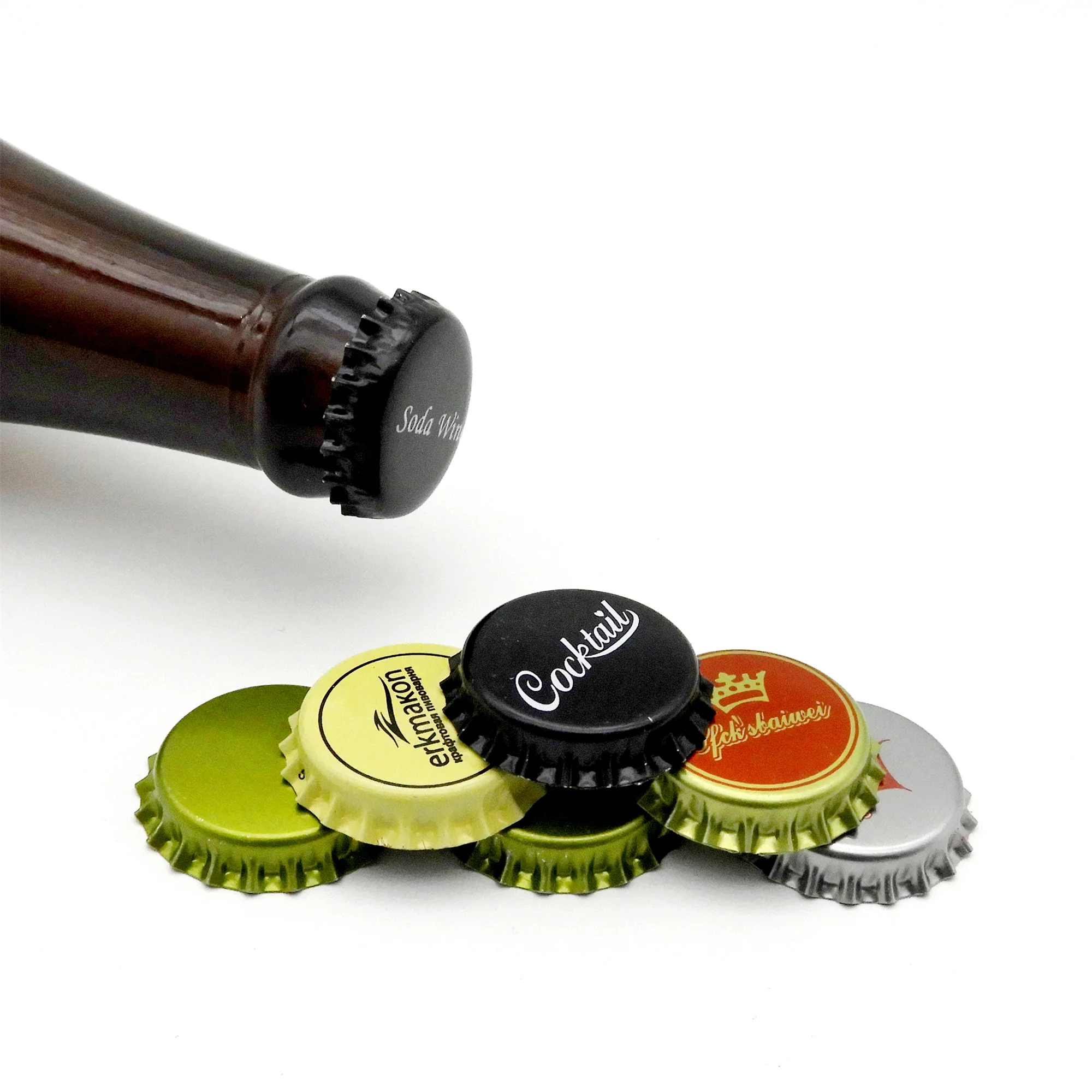 China Manufacturer 26mm Bottle Caps Closures Drinking Bottle Crown Cap for Beer Bottle